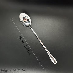 Halloween Stainless Steel Spoon The Cereal Killer Stamped Funny