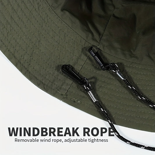 Foldable Hat Backpack Buckle Waterproof Fisherman Hat Men Women