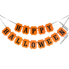 Halloween Banner Mantle Fireplace Home Decor