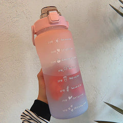 Gradient Water Bottle 26oz Sports Cup Portable Drinkware for Outdoor Activities