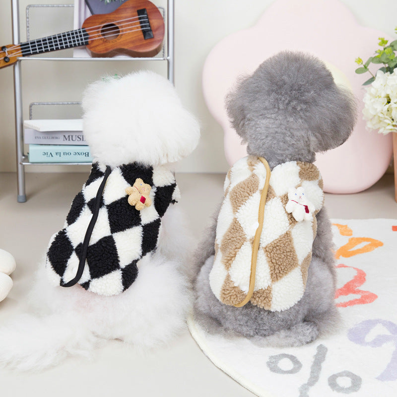 Winter Dog Coat Jacket for Small Medium Dogs French Bulldog Sweater