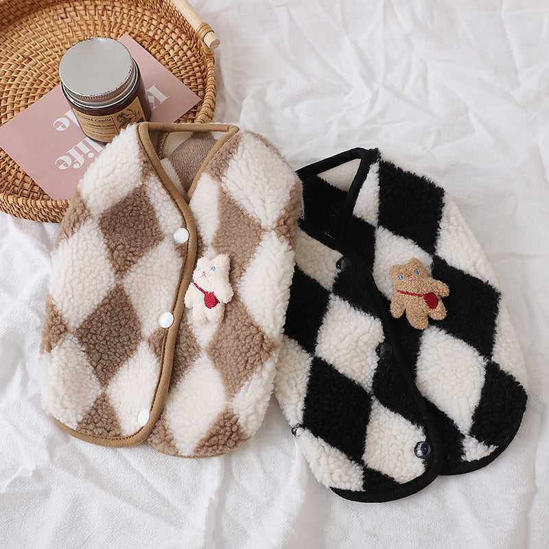 Winter Dog Coat Jacket for Small Medium Dogs French Bulldog Sweater