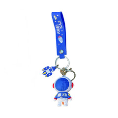 Spaceman Keychain 3D Astronaut Pendant Backpack Charm Car Key Chain Ring