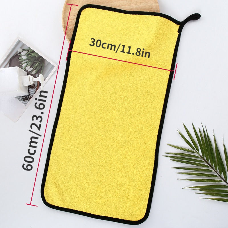 Car Wash Towel Coral Fleece Cleaning Rag Thickened Fishing Towel
