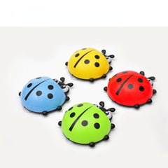 Ladybug Toothbrush Holder Wall Mounted Storage Shelf