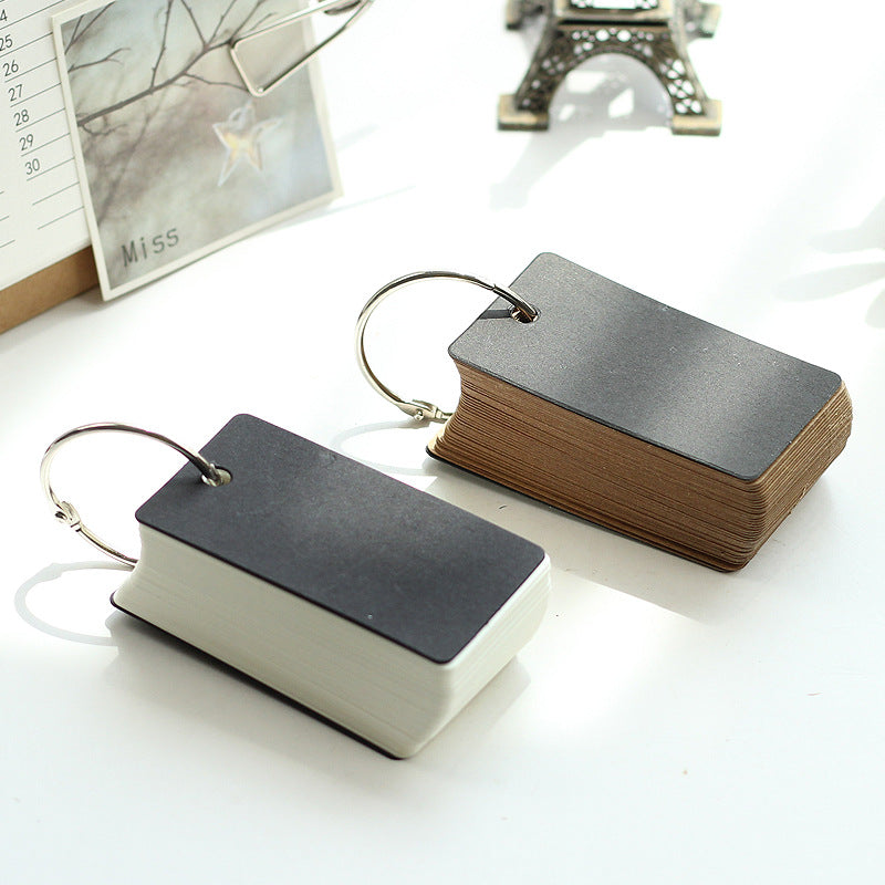 Portable Single Hole Notebook 100 Sheets Loose Leaf Paper