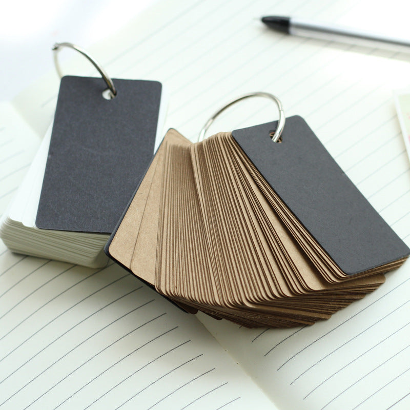 Portable Single Hole Notebook 100 Sheets Loose Leaf Paper