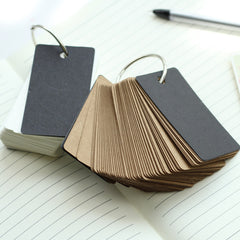Portable Single Hole Notebook 100 Sheets Loose Leaf Paper