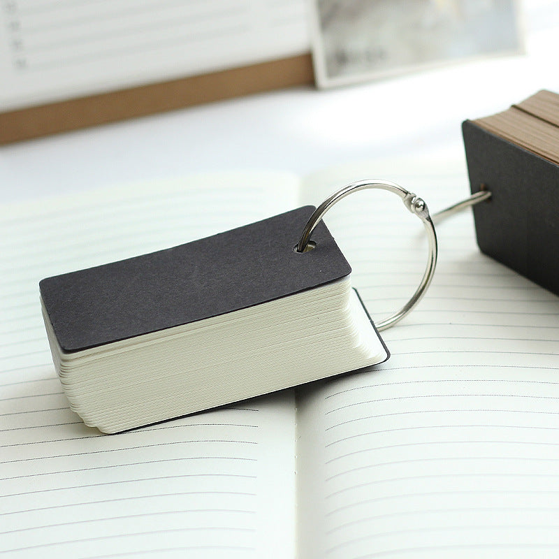 Portable Single Hole Notebook 100 Sheets Loose Leaf Paper