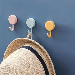 12pcs Self Adhesive Wall Hooks for Office Bathroom Kitchen