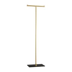 149 Golden Industrial Pipe Coat Rack Stand Rolling Garment Retail Display