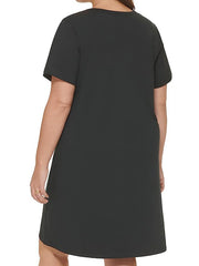  Halloween Nightdress Women's Witch Hat & Skull Coffee Tee Dress