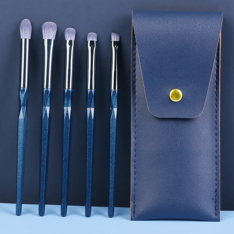 5pcs Eyeshadow Brushes Set with Storage Case, Eye Shadow Makeup Brush Kit