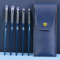 5pcs Eyeshadow Brushes Set with Storage Case, Eye Shadow Makeup Brush Kit