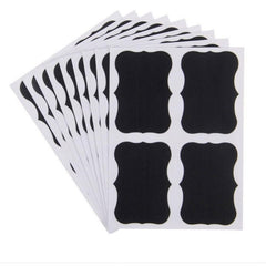 32pcs Chalkboard Blackboard Chalk Board Stickers Craft Kitchen Jar Labels