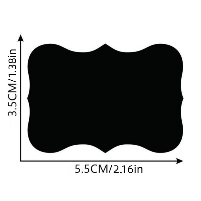 32pcs Chalkboard Blackboard Chalk Board Stickers Craft Kitchen Jar Labels
