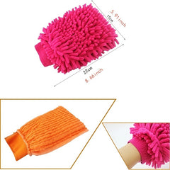 Microfiber Car Wash Gloves - Anti Scratch Cleaning Tool