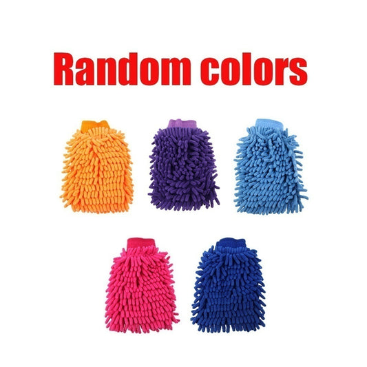 Microfiber Car Wash Gloves - Anti Scratch Cleaning Tool