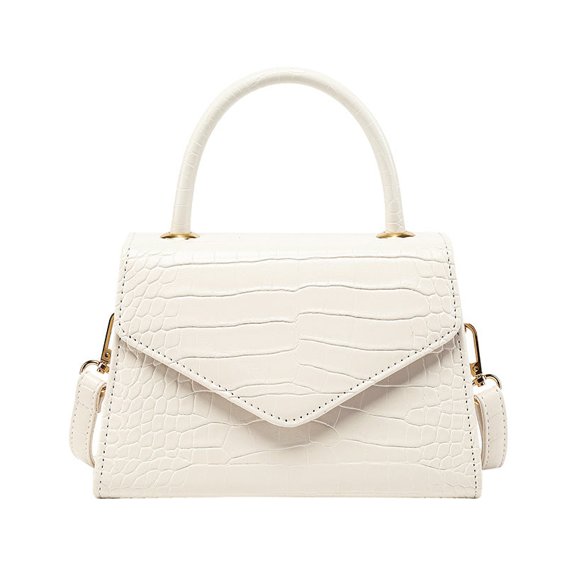 Crocodile Embossed Shoulder Bag Crossbody Bag Flap Bag For Women