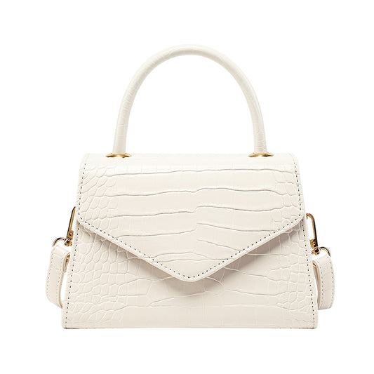 Crocodile Embossed Shoulder Bag Crossbody Bag Flap Bag For Women