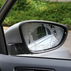 2pcs Car Rear Lens Anti Rain Film Nanocrysmic Anti Rain Patch Film