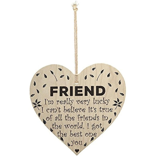 Wooden Love Door Hanging Sign - Friendship Plaque Gift