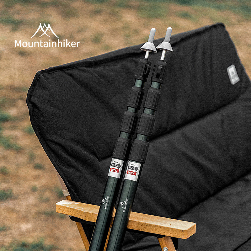 Adjustable Tent Support Rod Aluminum Alloy Tent Pole