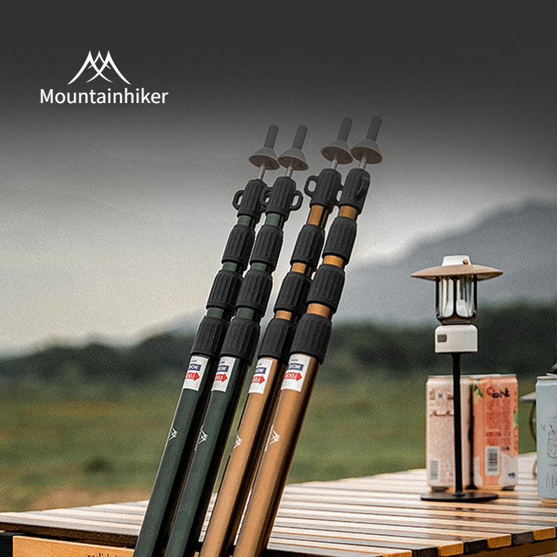 Adjustable Tent Support Rod Aluminum Alloy Tent Pole