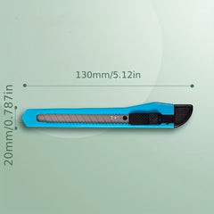 Retractable Box Cutter with Automatic Locking Box Opener