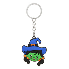 Halloween Keychain Pumpkin Cat Hat Witch Key Chain Bag Handbag Decor