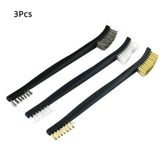 Car Detailing Cleaning Tool Set with Wire Brushes and Nylon Picks