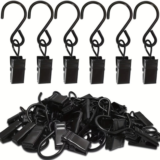 20pcs S Hooks for Curtains 5.71cm Hanging Party Light Clips Hangers
