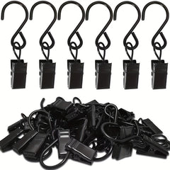 20pcs S Hooks for Curtains 5.71cm Hanging Party Light Clips Hangers