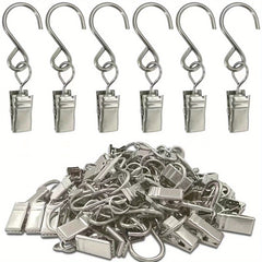 20pcs S Hooks for Curtains 5.71cm Hanging Party Light Clips Hangers