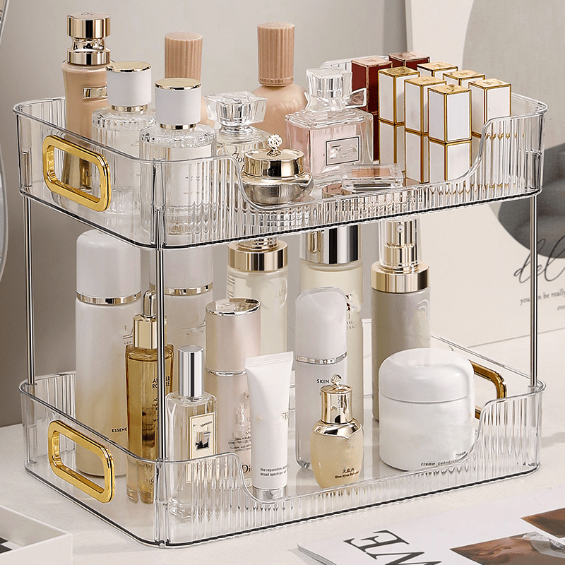 3 Tier Vanity Tray Skincare Makeup Organizer Shelf