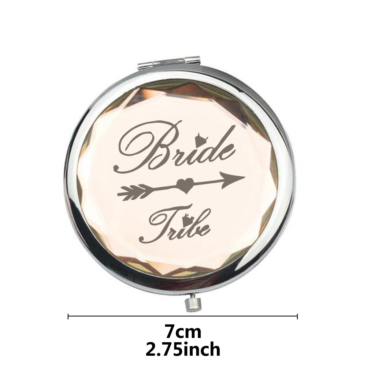 Wedding Compact Mirror Bridesmaid Gift Maid Of Honor Makeup Mirror