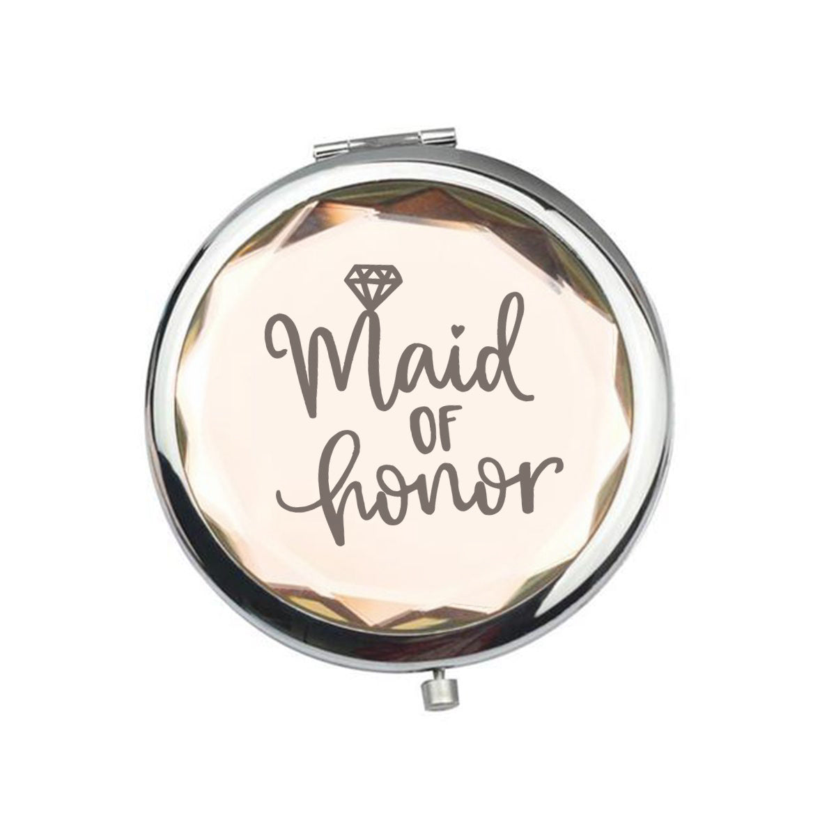 Wedding Compact Mirror Bridesmaid Gift Maid Of Honor Makeup Mirror