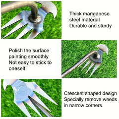 Manganese Steel Weeder Tool - Easy Weed Uprooting