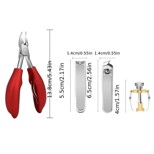 10pcs Pedicure Set Nail Clipper Nail Trimmer For Home And Outdoor