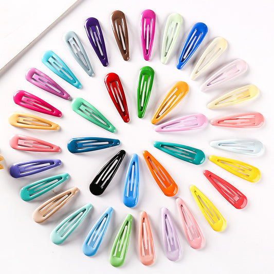 24pcs Colorful Hair Clips Decorative Hair Accessories For Girls