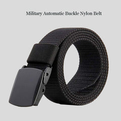 Men's Outdoor Nylon Belt with Automatic Buckle