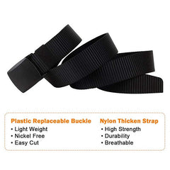 Men's Outdoor Nylon Belt with Automatic Buckle