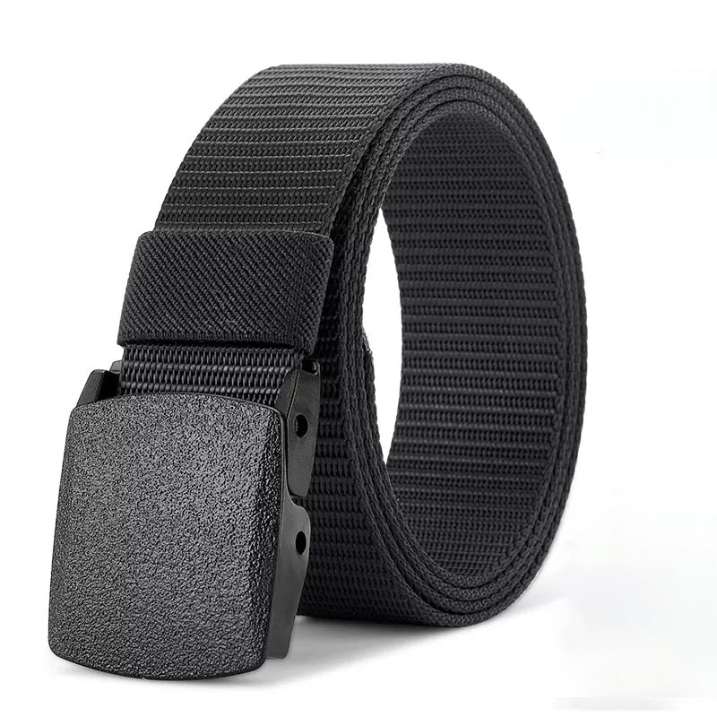 Men's Outdoor Nylon Belt with Automatic Buckle