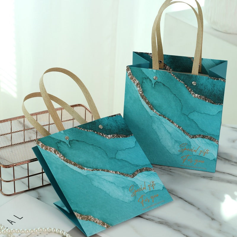 Studded Gift Bag Paper Bag Clothing Shopping Bag Birthday Back Gift Tote Bag