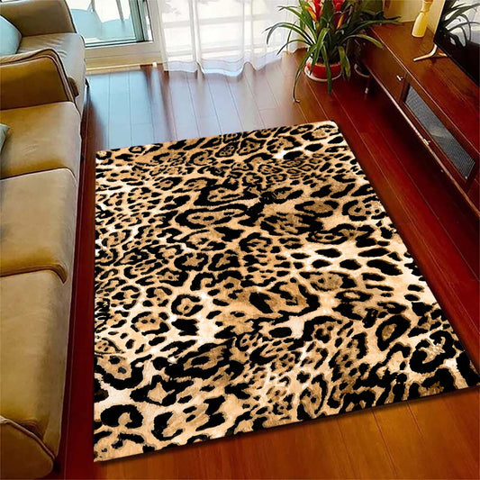 Leopard Print Rug Modern Rugs Home Decor For Teen Girls Animal Rug
