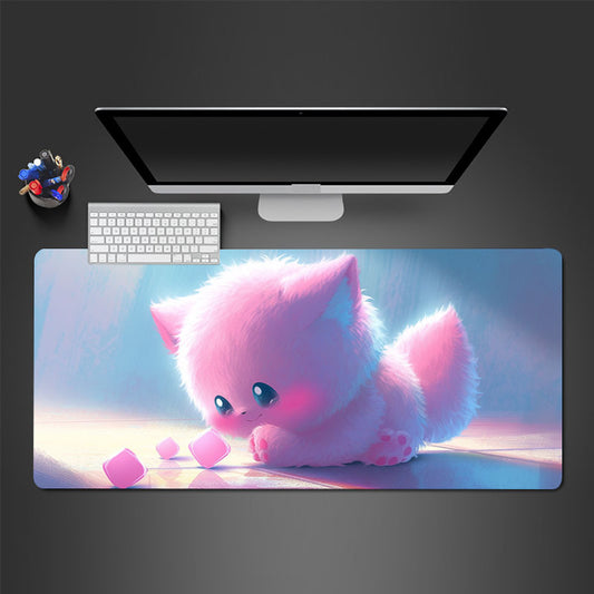 Cute Monster Mousepad HD Keyboard Pad Anti Slip Office Mat