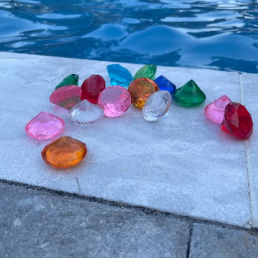 Gemstone Pool DIY 15 Journals Set & Pirate Box Underwater Diving Playset