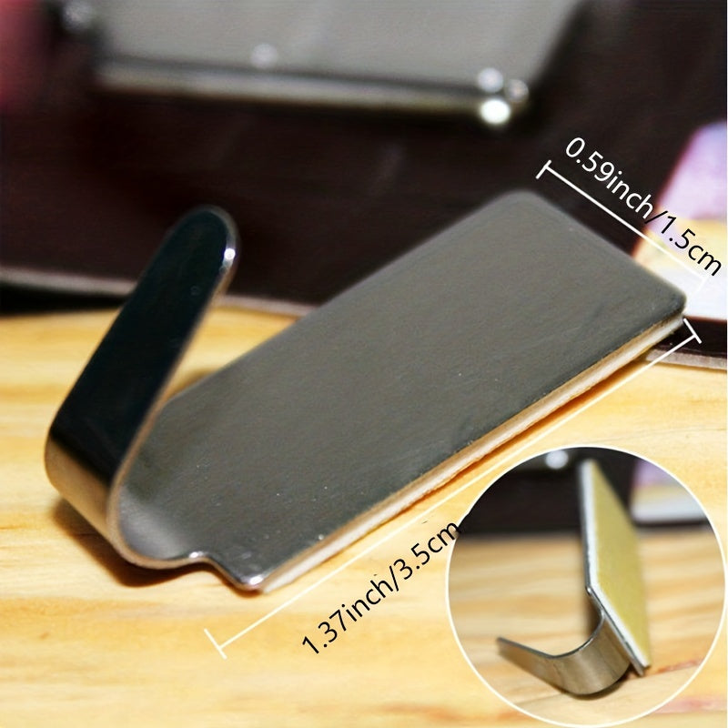 6pcs Adhesive Hooks Stainless Steel Ultra Strong Waterproof Hanger