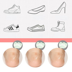 60pcs High Heels Transparent Protection Sticker Waterproof Foot Care