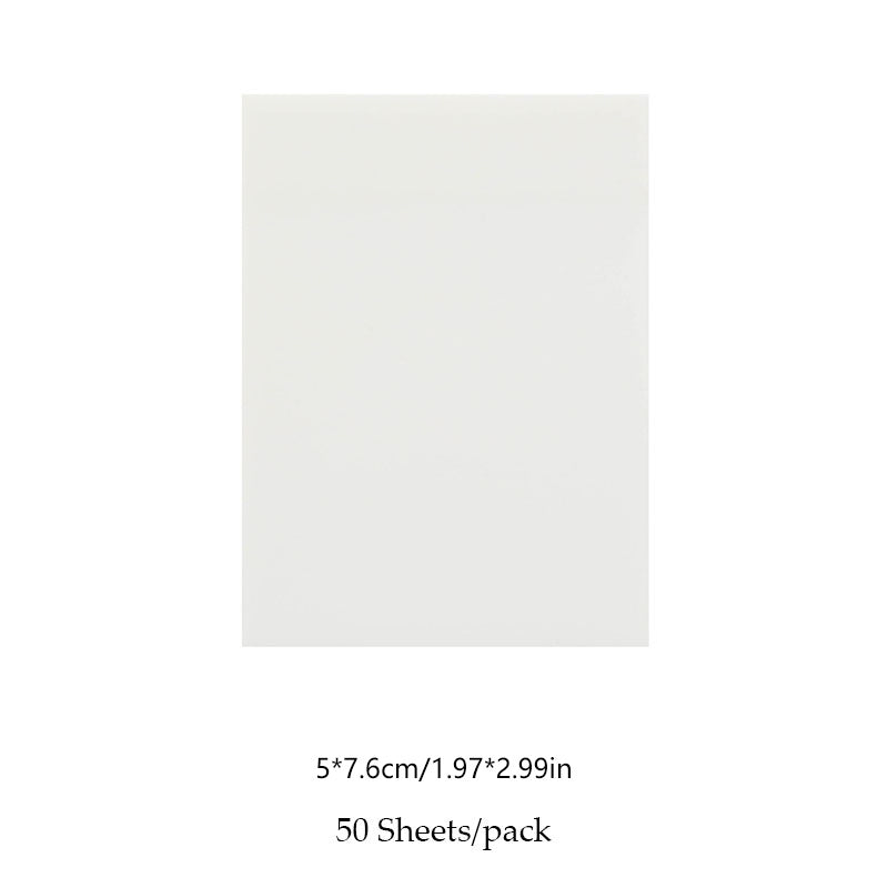 Waterproof Transparent Sticky Note Pad for School Office 50-100 Sheets